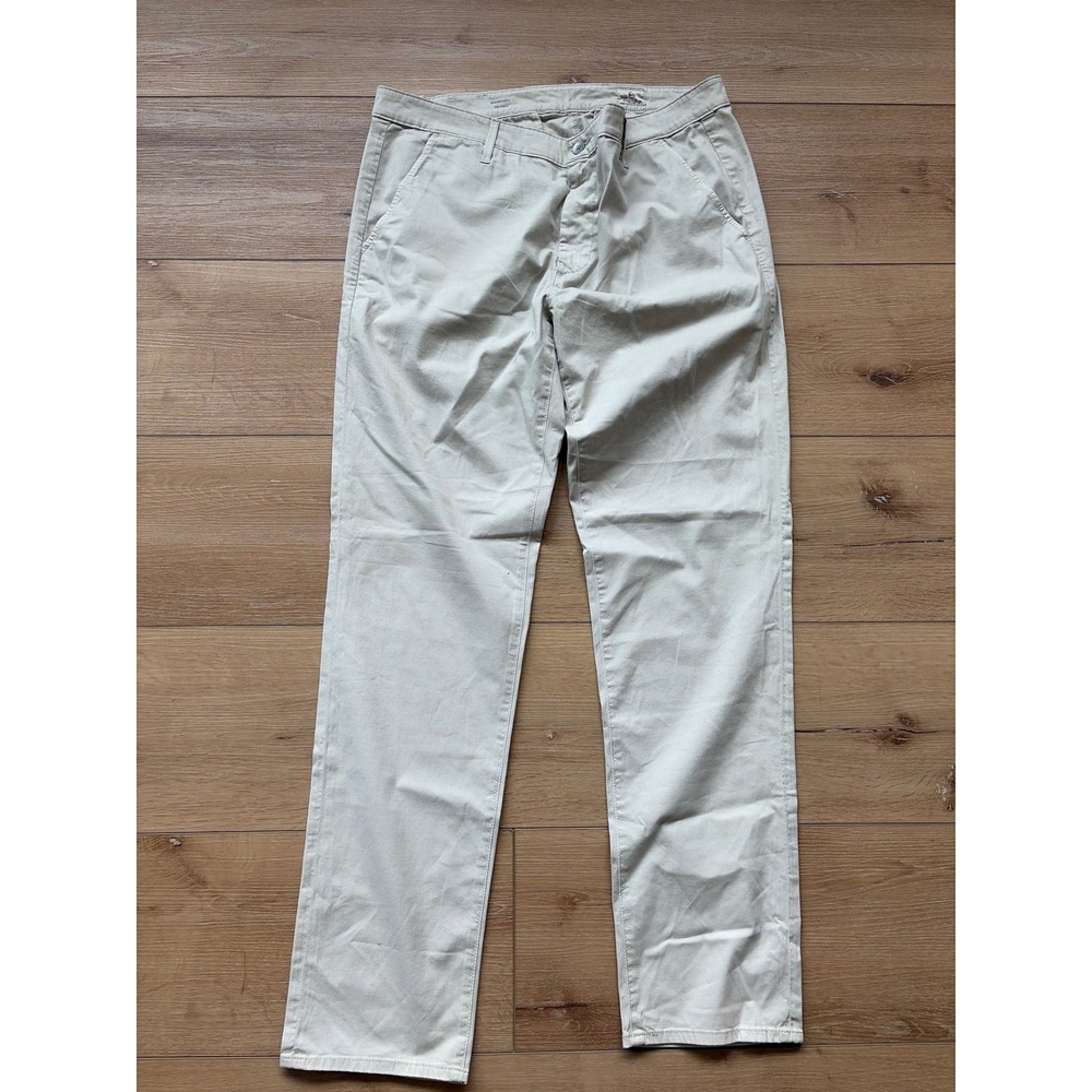 AG Adriano Goldschmied Marshall Slim‎ Trouser Mens size 38 Beige Chino Pants - Picture 2 of 10